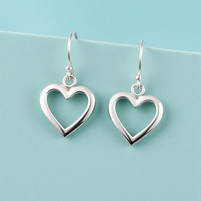 Sterling Silver Heart Earrings