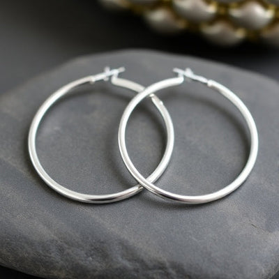 Sterling Silver Hoop Earrings