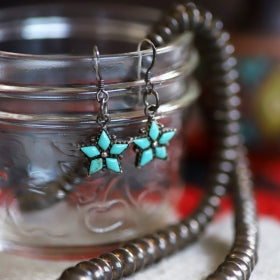 Sterling Silver Turquoise Earrings