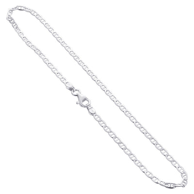 Plain Silver Anklets