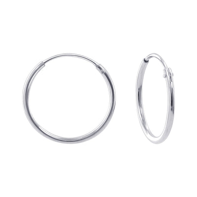 Plain Silver Earrings