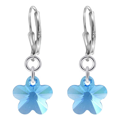 Crystal Flower Earrings