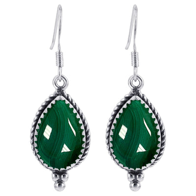 Green Crystal Earrings