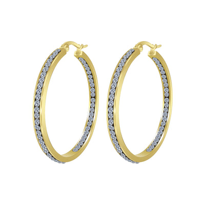 Gold Plated Hoop Earrings