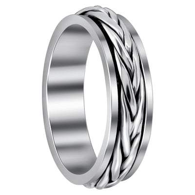 Braided Silver Ring