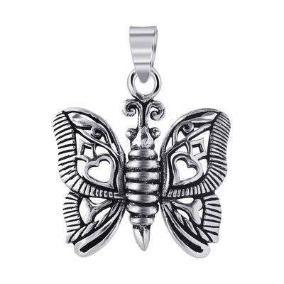 Butterfly Charm Pendant 925 Sterling Silver or 18k Gold Butterly Jewel –  HarperCrown